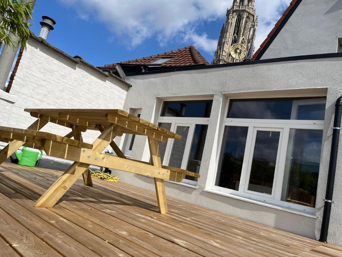 Rooftop Apartment With 60M Terrace Overlooking The Cathedral Antwerpen Buitenkant foto